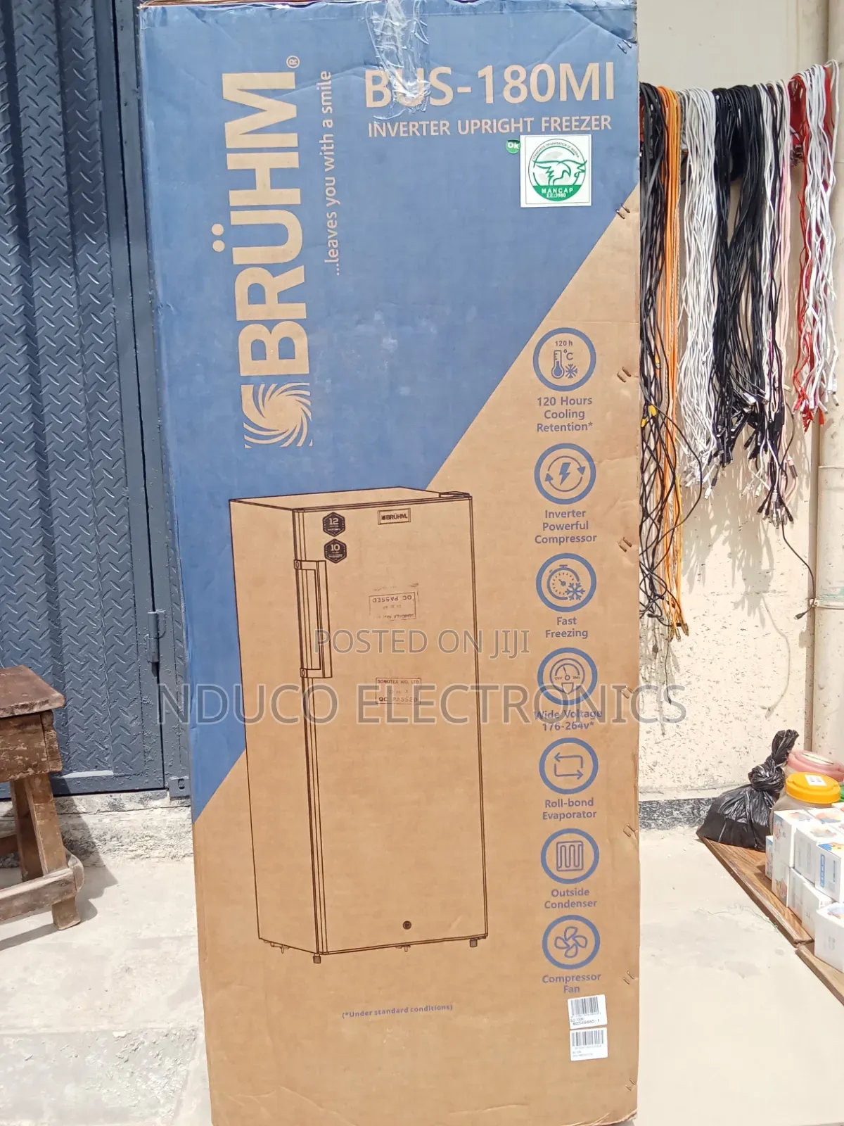 Bruhm Inverter 7steps Uprights Freezer