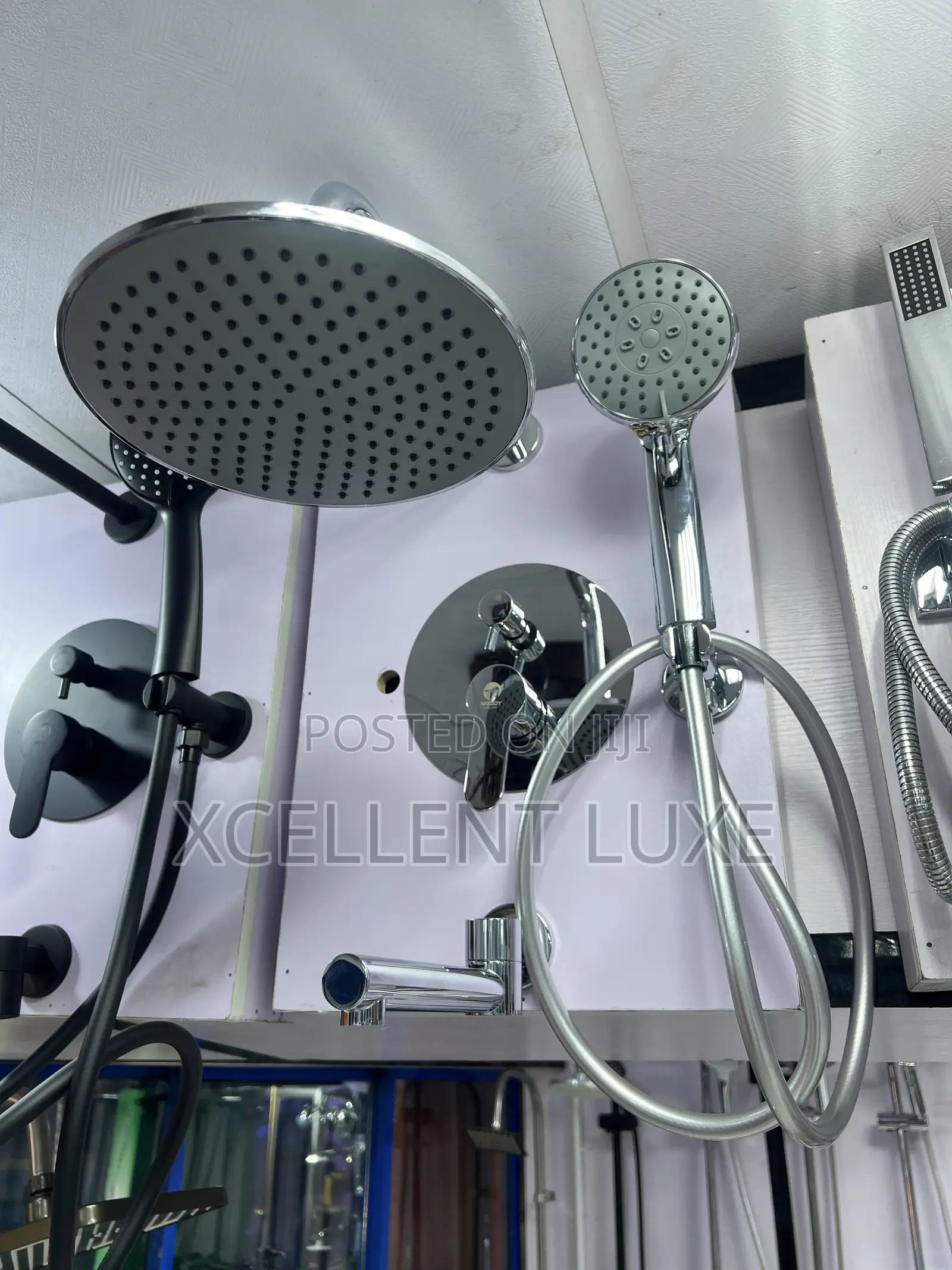 Conduit 5ways Shower Mixer With Round Shower Head