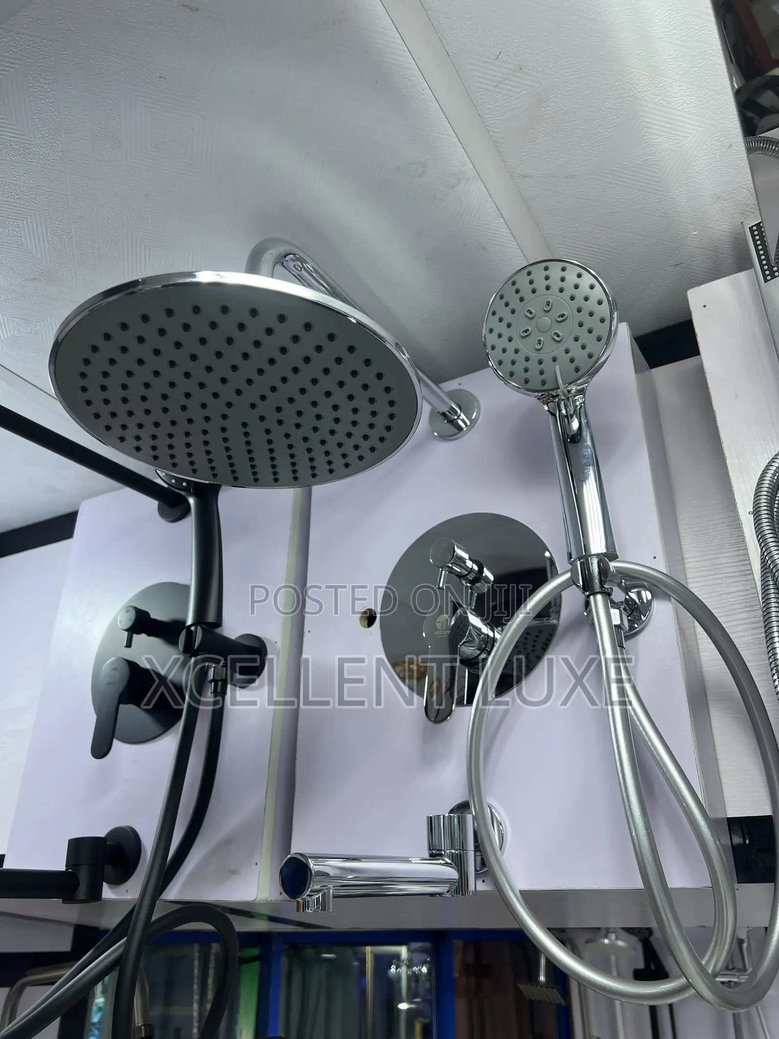 Conduit 5ways Shower Mixer With Round Shower Head