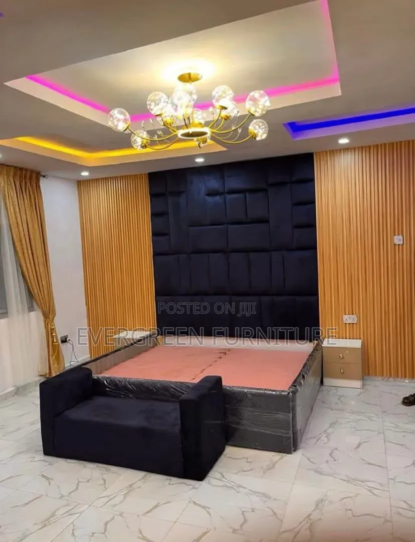 Beautiful Padded Headboard Bedframe
