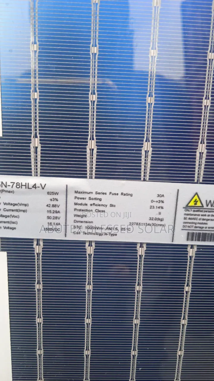 625watt Ja Solar Panel Mono
