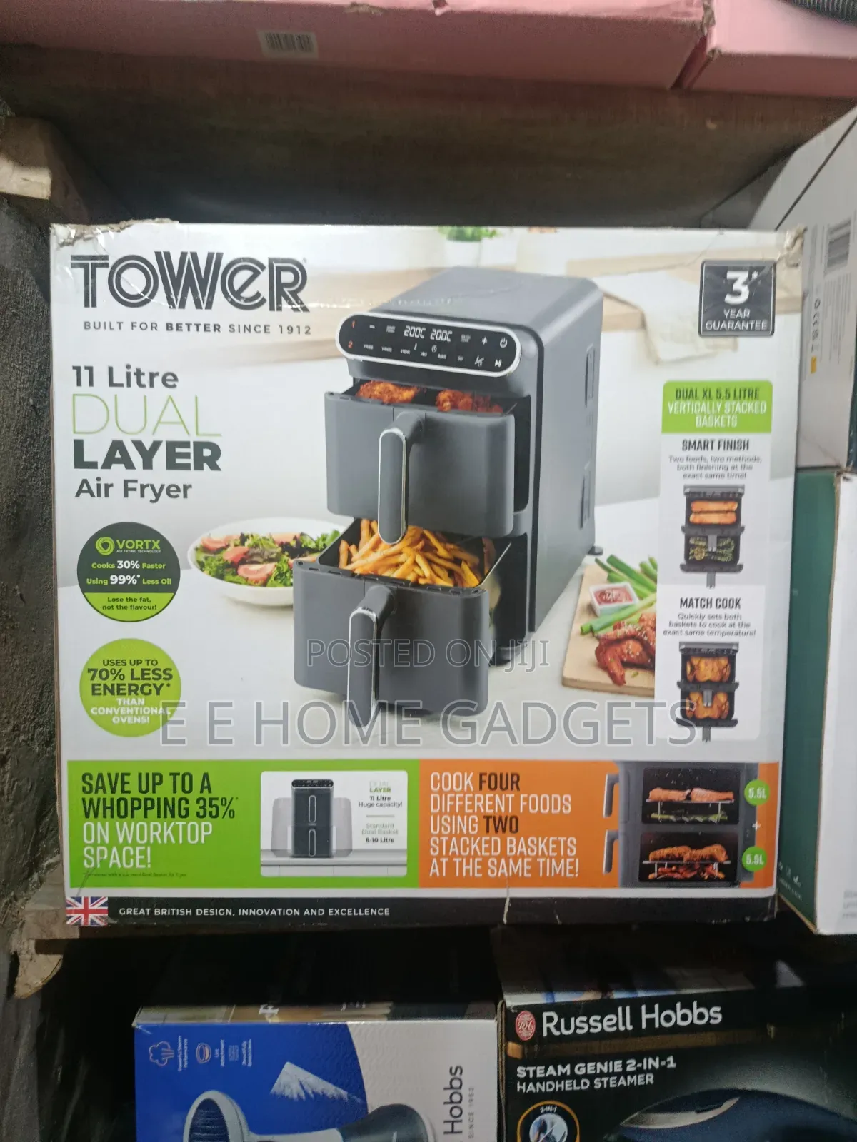 Tower Dual Layer Air Fryer 11L Brand New