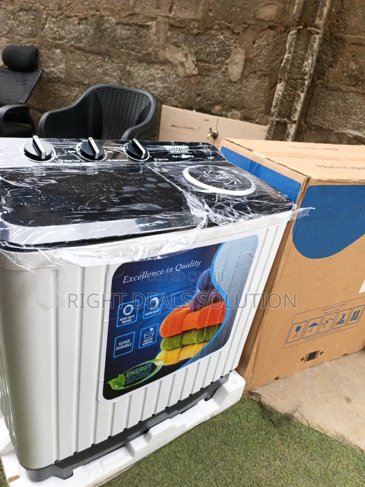 7KG Skyrun Twin Tub – Powerful Wash, Convenient Spin