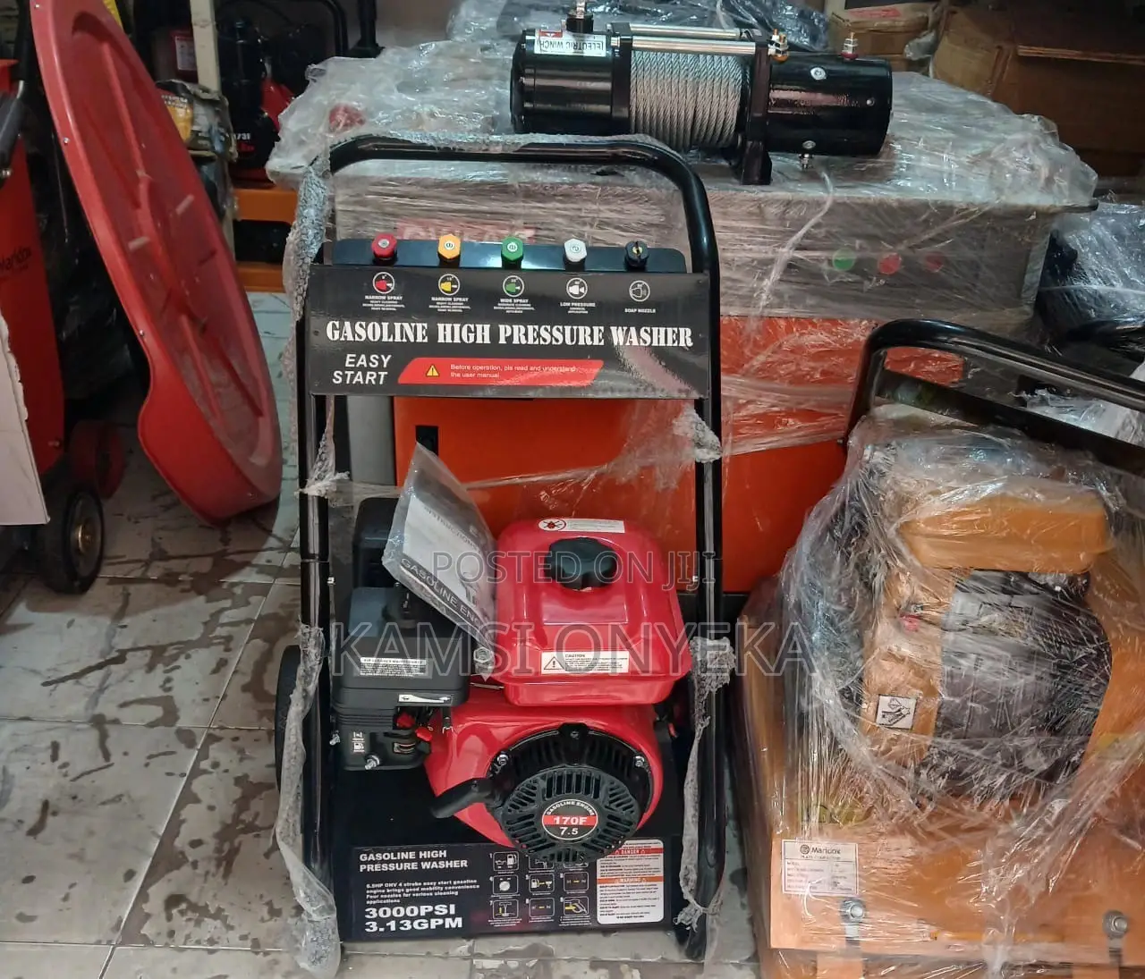 Gasoline High Pressure Washer 3000psi
