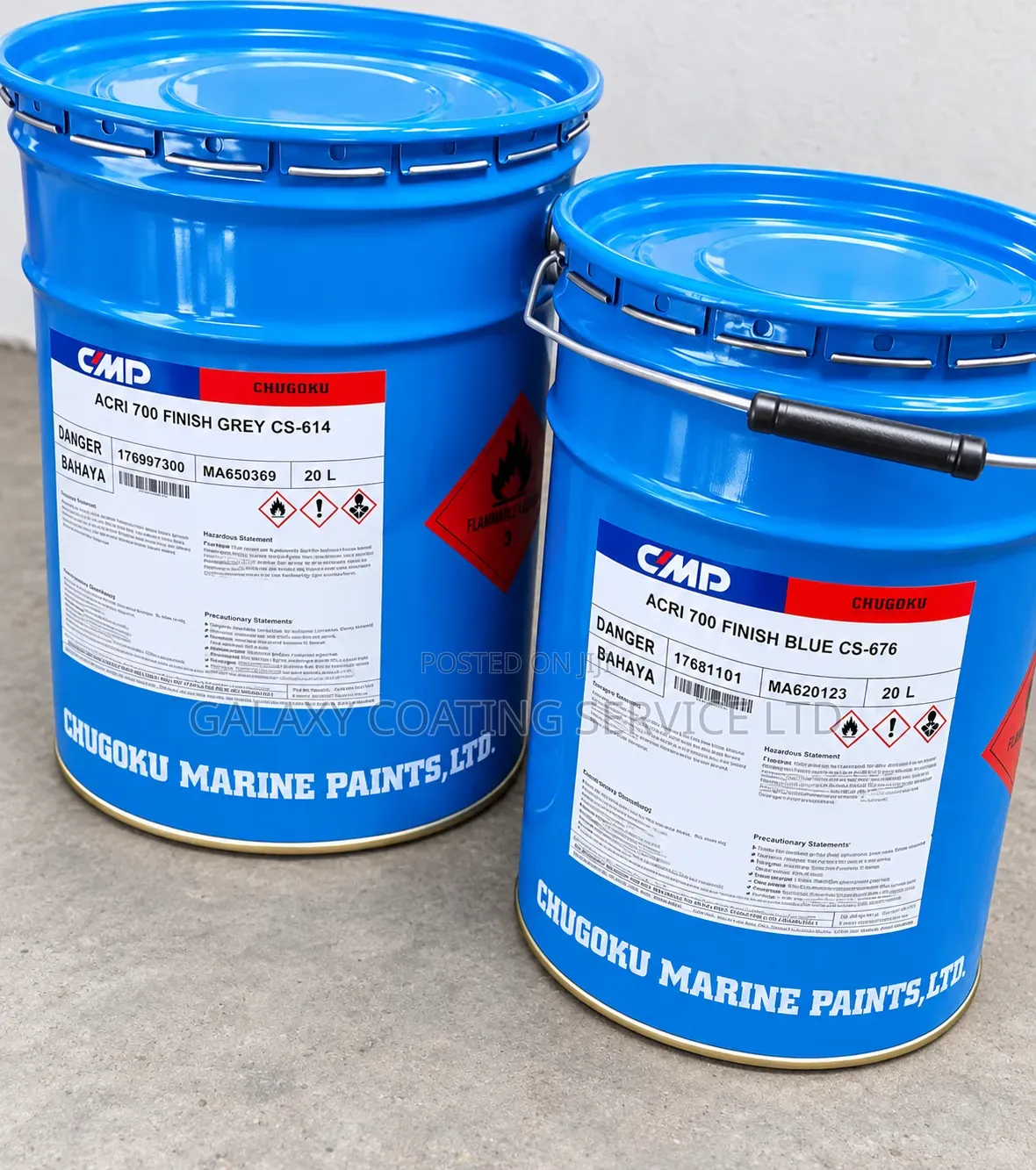 CMP Finish Blue