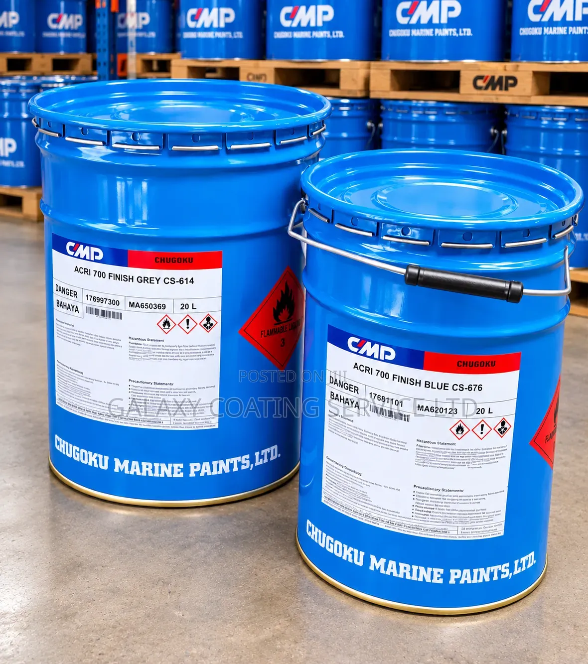 CMP Finish Blue