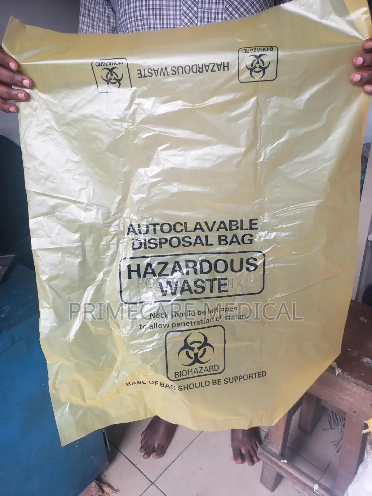 Autoclavable Biohazard Disposal Bag