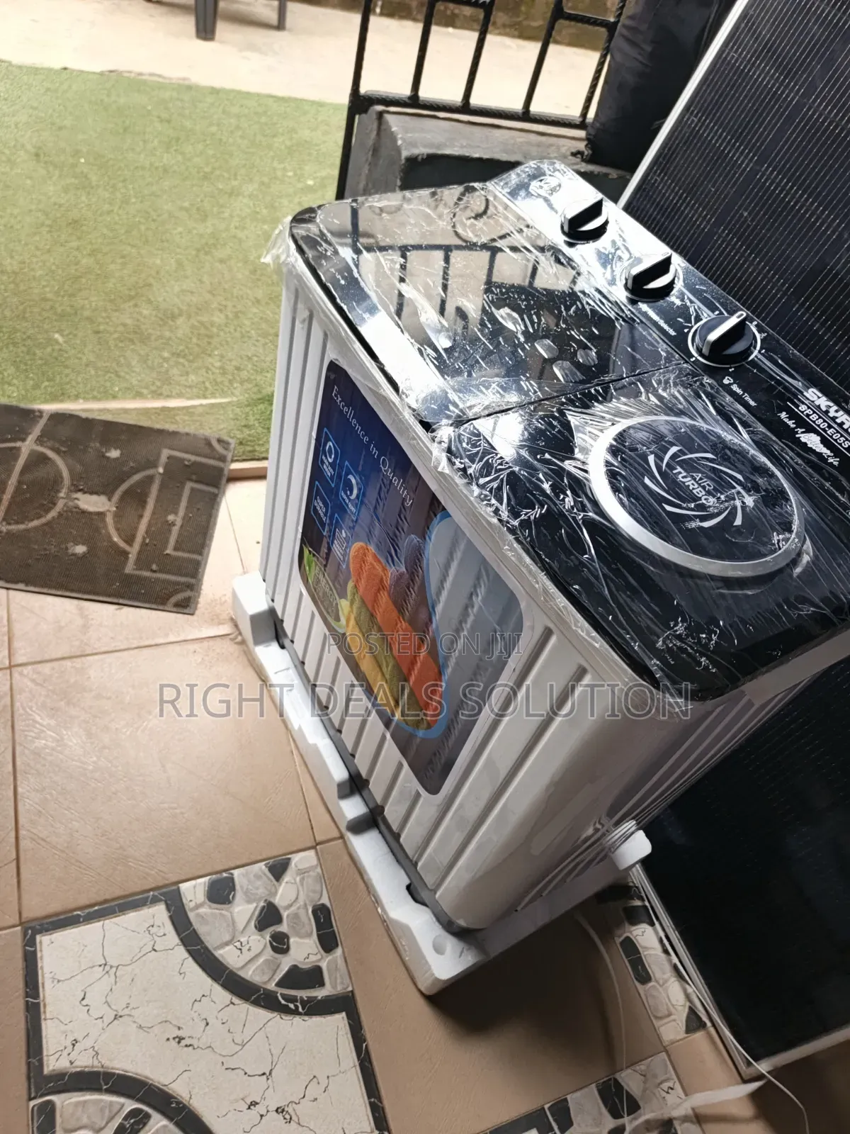 Skyrun 7KG Twin Tub Laundry Machine – Easy Convenient