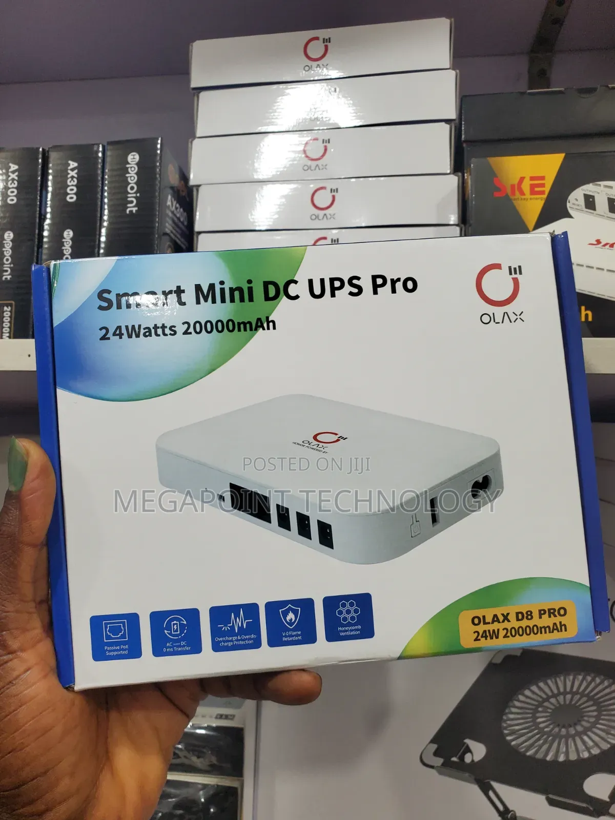Olax 20,000mah Mini Ups for Routers, Phones and Electronics