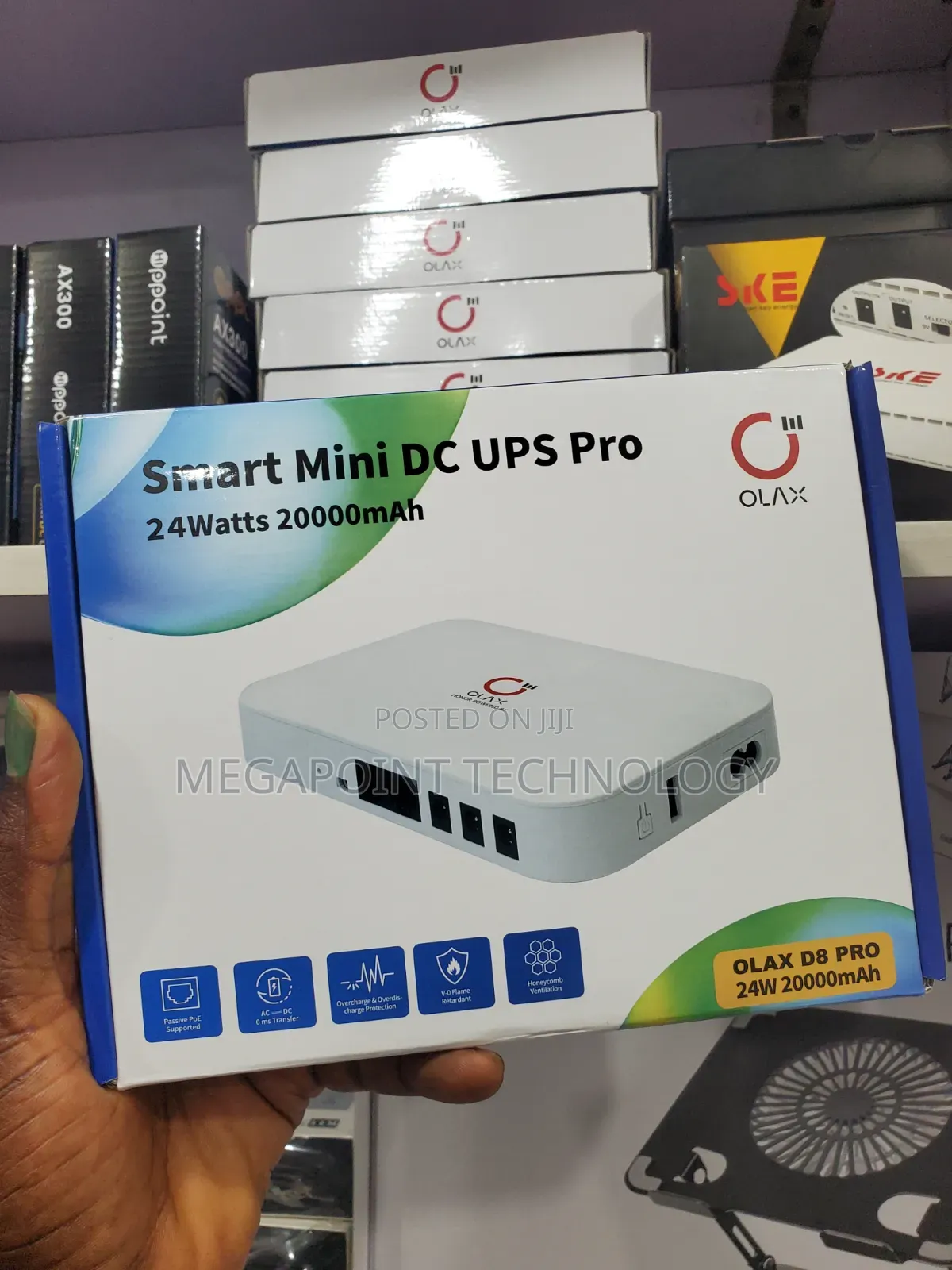 Olax 20,000mah Mini Ups for Routers, Phones and Electronics
