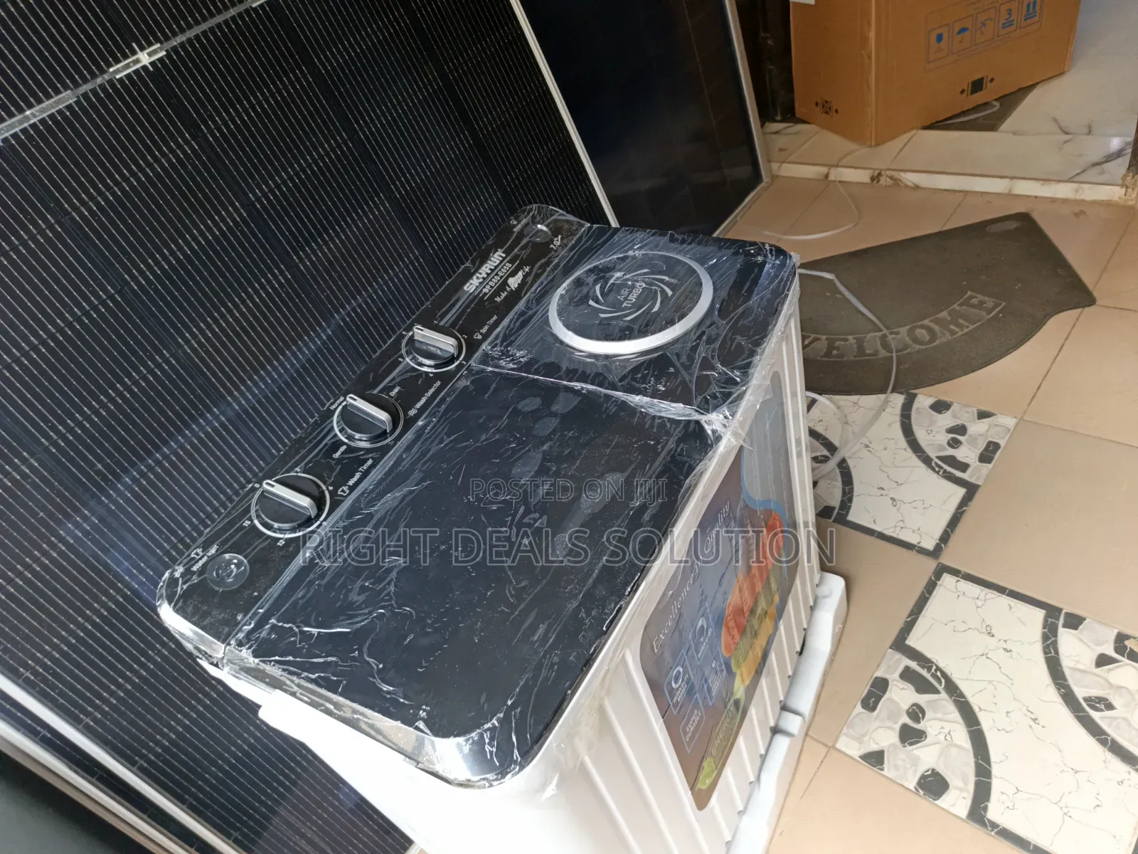 Skyrun 7KG Double Tub Washing Machine – Powerful Cleaning