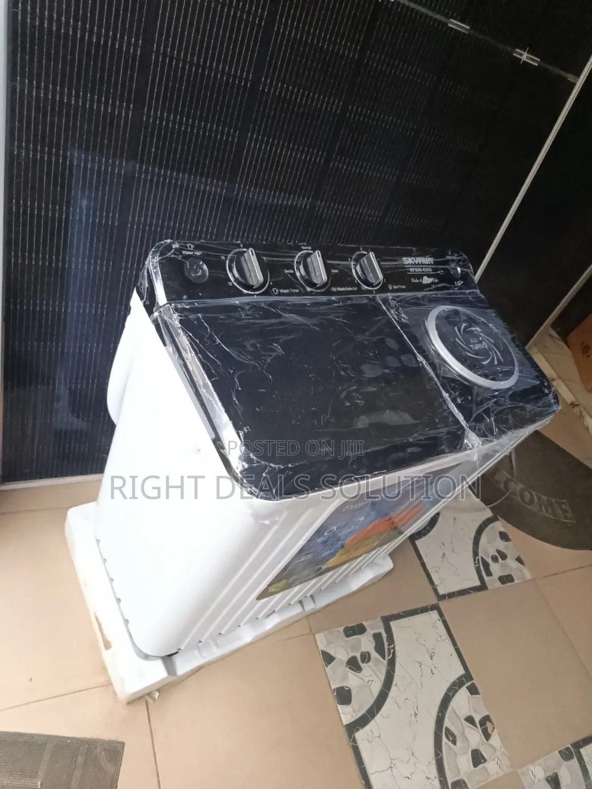 Skyrun 7KG Double Tub Washing Machine – Powerful Cleaning
