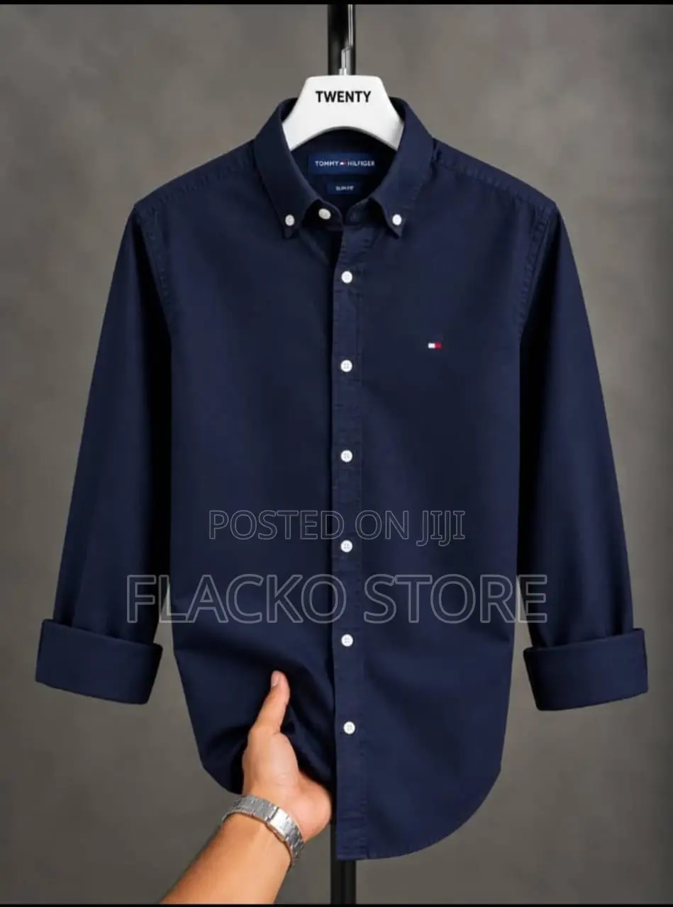 High Quality Premium Tommy Hilfiger Plain Longsleeve Shirts