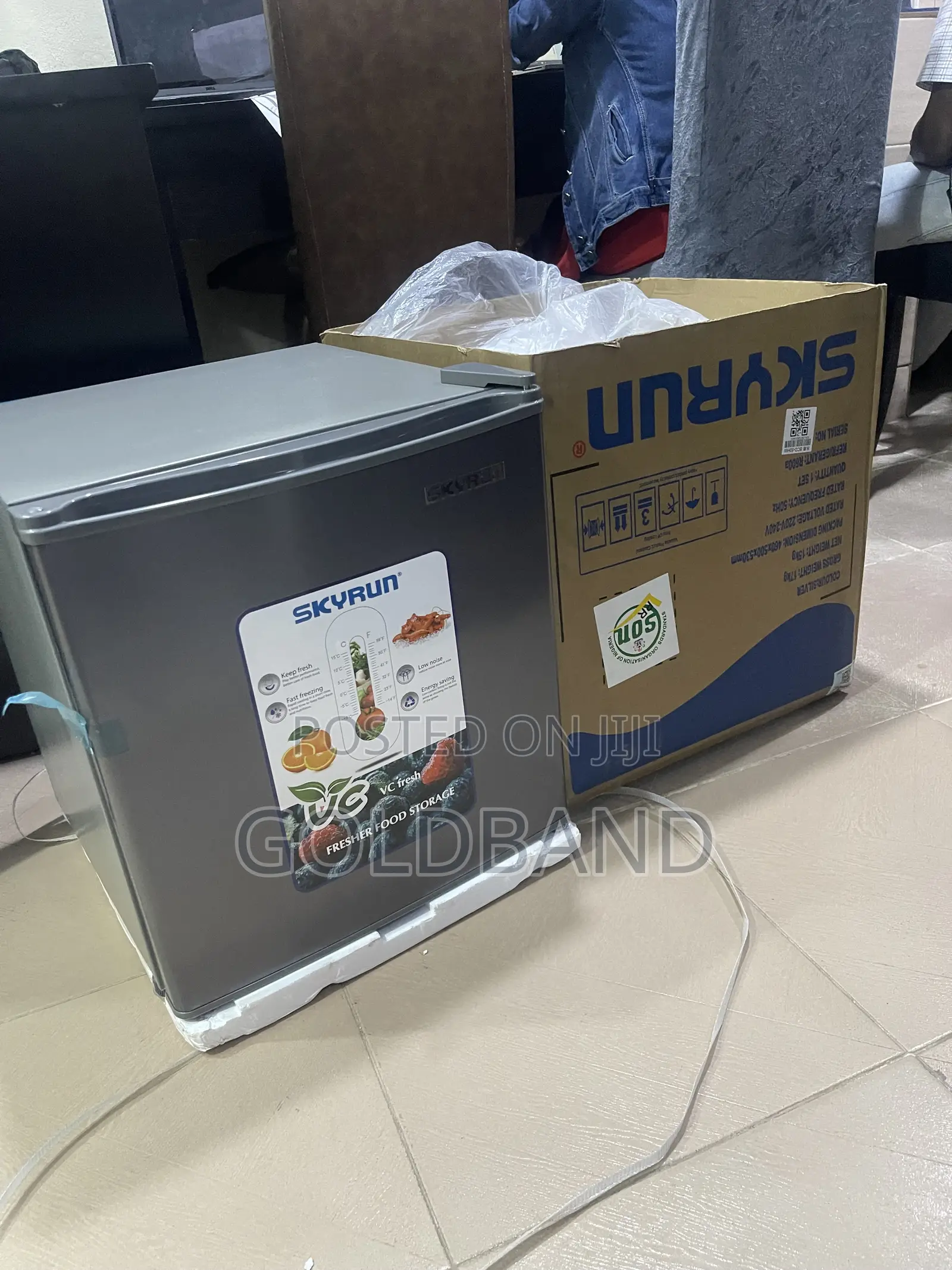 Skyrun 50L Stylish Small Refrigerator for Home