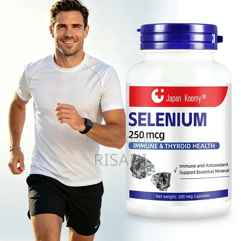 Selenium 250mg by 200 Capsules for Immune and Healthy Thyroid