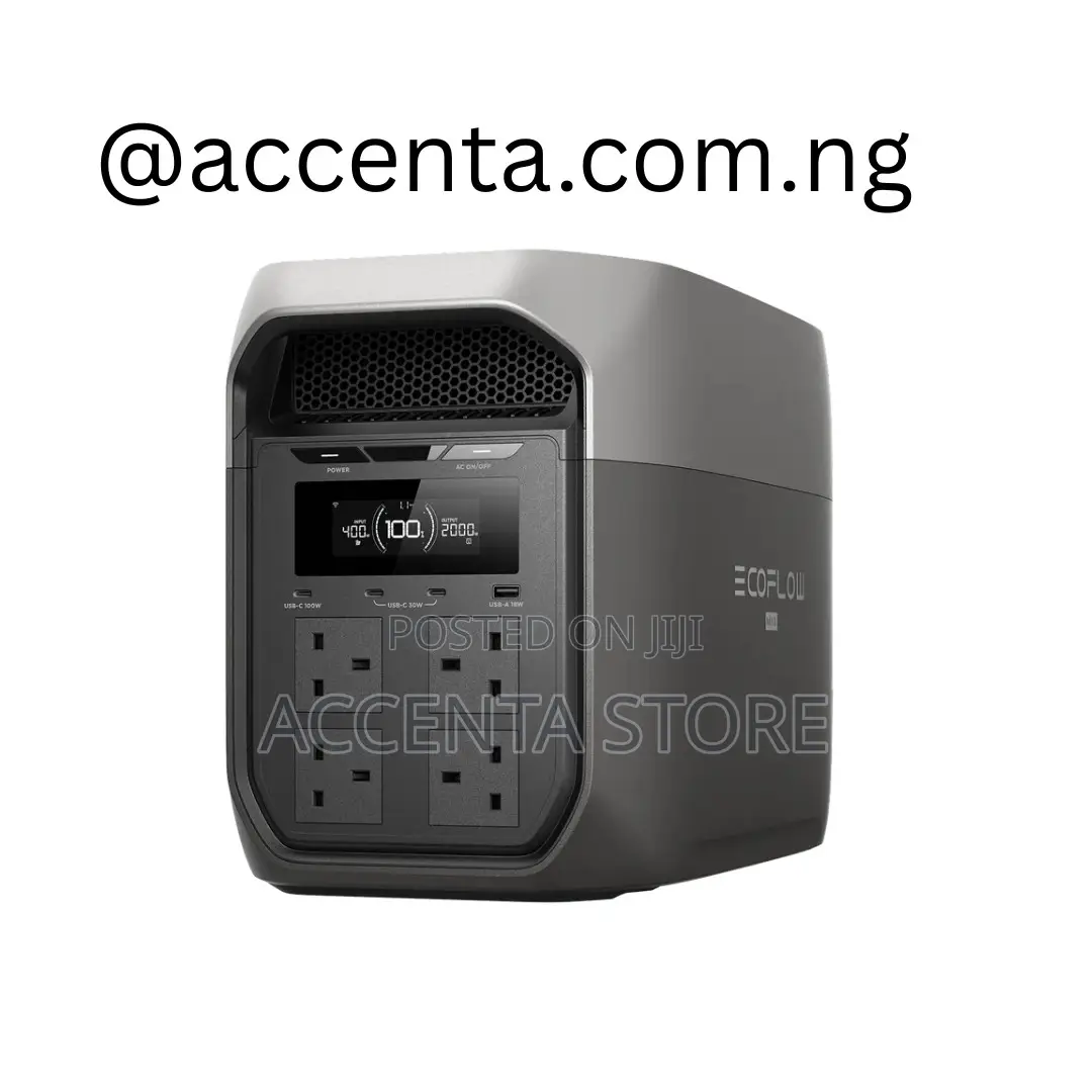 EcoFlow DELTA 3 Max Solar Generator in Nigeria – 2048Wh