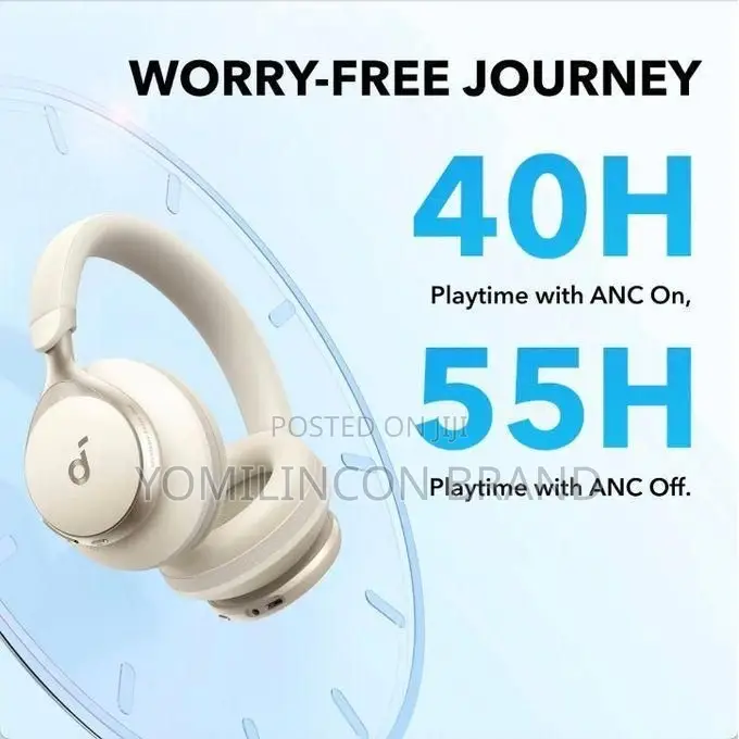 Soundcore Space One Headset White Color.