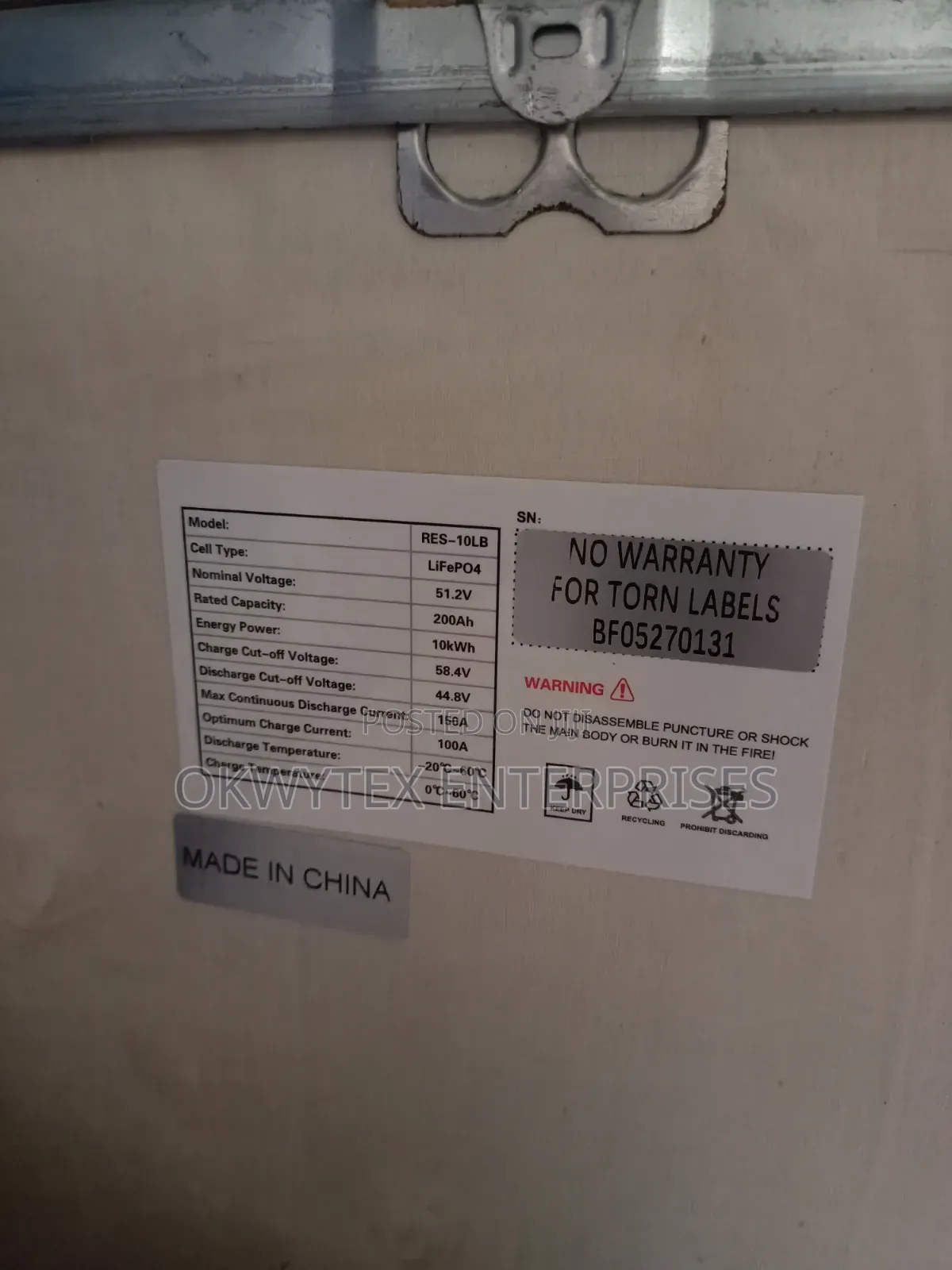 10kwh 48volts Hyper Lithium Ion Battery
