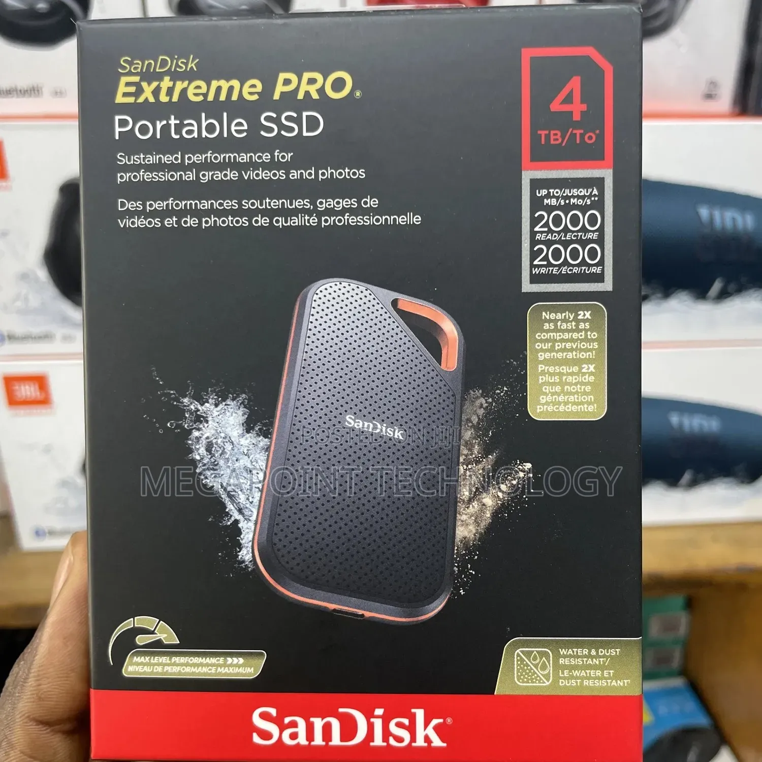 Sandisk 4tb Extreme Pro 2000mbps