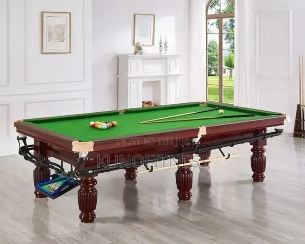 9ft Professional Marble Slate Snooker Table + Accessories – Brand New