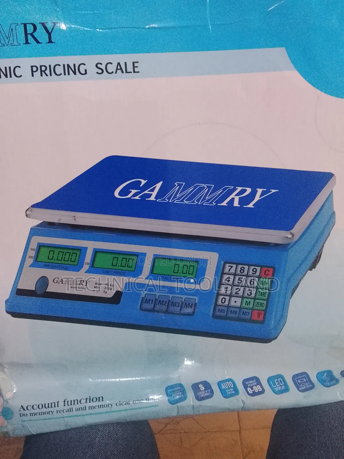 Name: Electronic Pricing Scale – 40kg