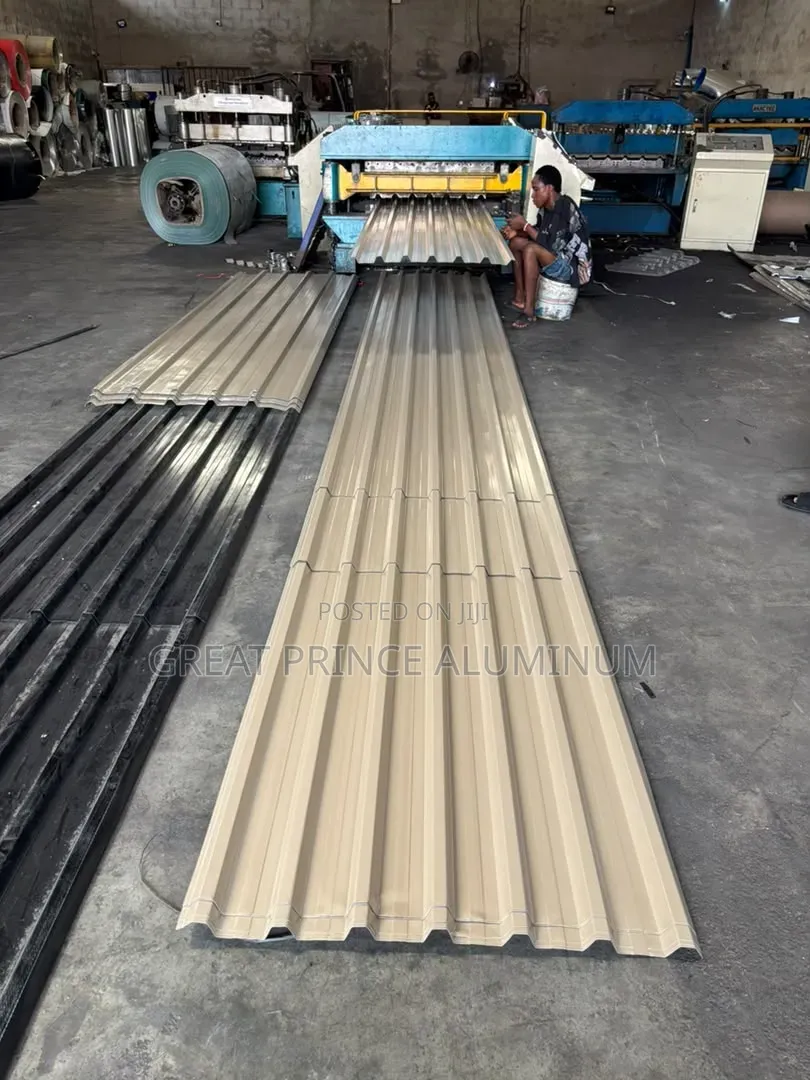 Great Prince Aluminum Roofing Sheet Blue and Beige Colors