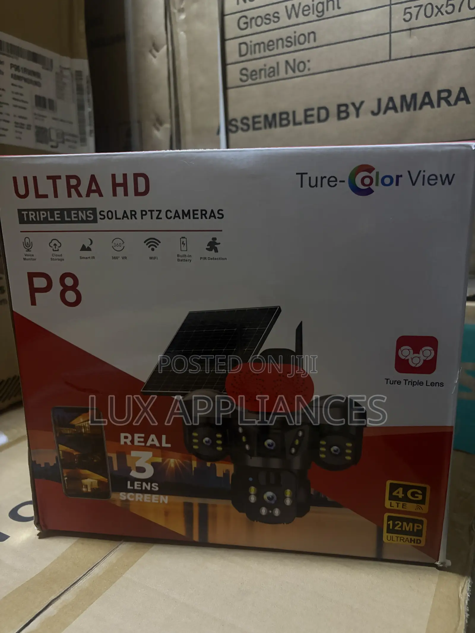 True-Color View P9 12MP 4G LTE Solar PTZ Security Camera