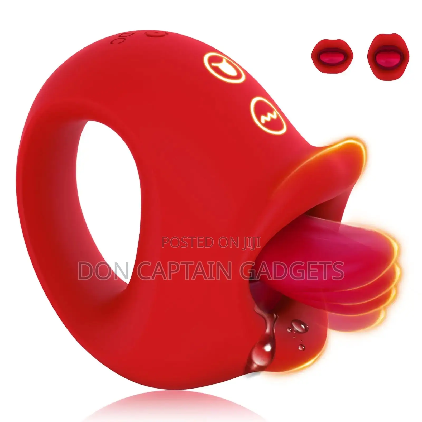 Tongue Licking Nipple Clitoris Stimulator Dildo Adult Female 18+