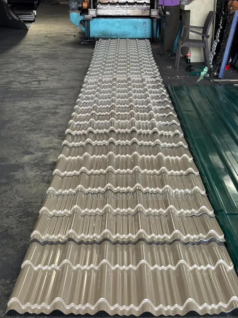 Great Prince Aluminum Roofing Sheet Blue and Bitch Beige Color