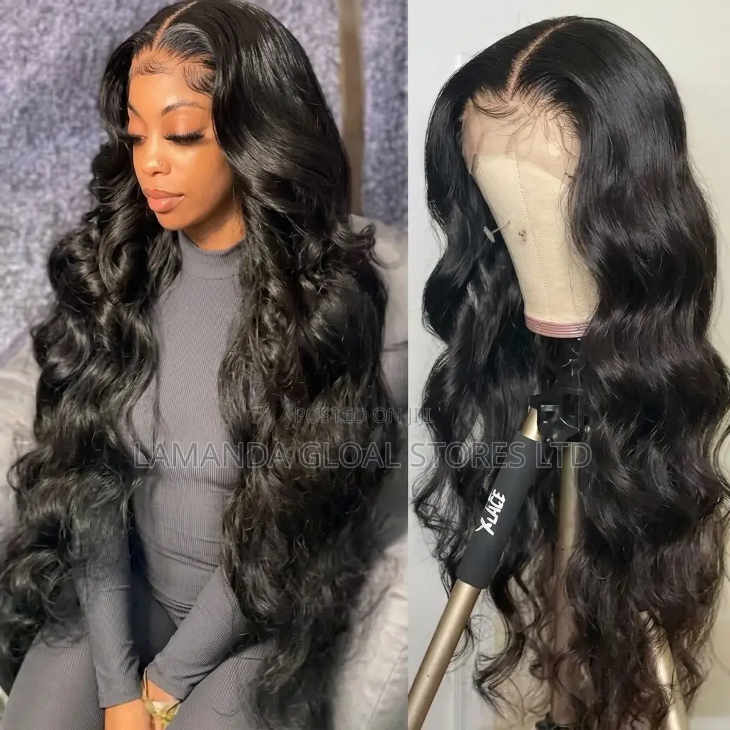 Long Body Wave HD Transparent Lace Front Human Hair Wig