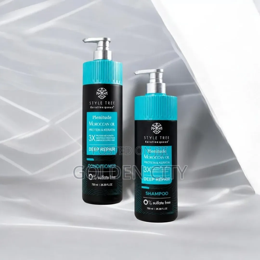 Style Tree Plenitude Moroccan Oil Deep Repair Hair Care Set,