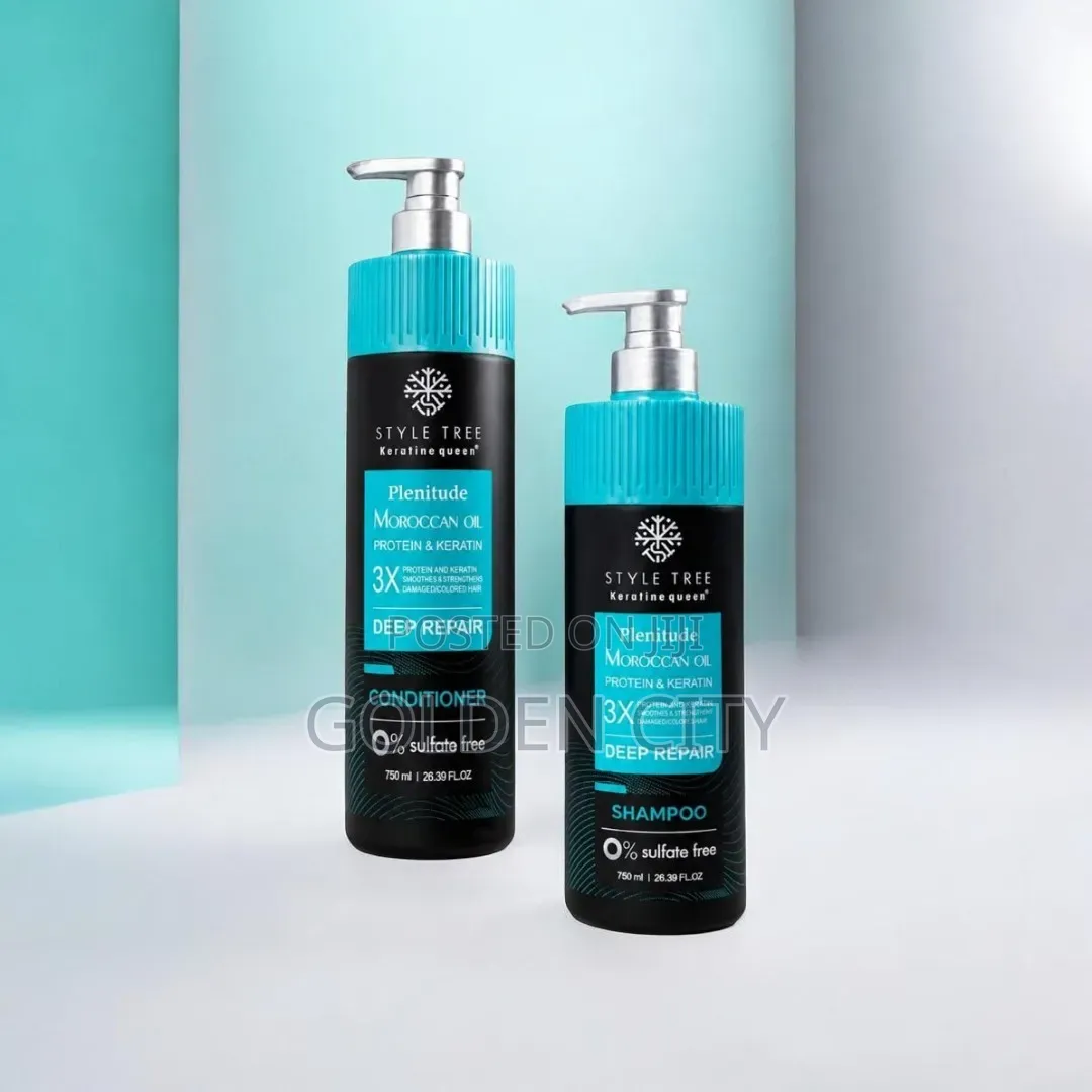 Style Tree Plenitude Moroccan Oil Deep Repair Hair Care Set,