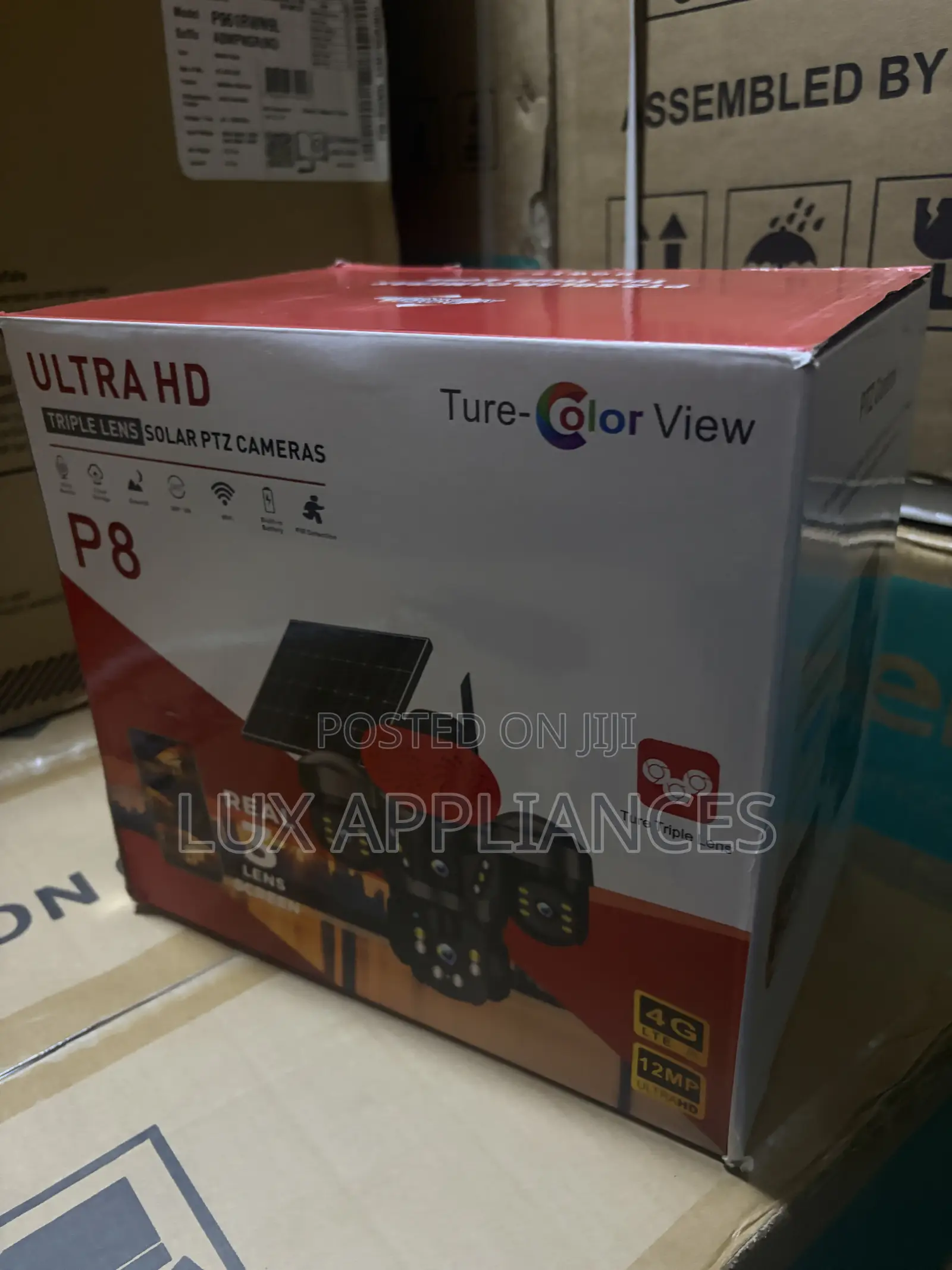 12mp P9 PTZ Solar Security Camera With 4g Lte
