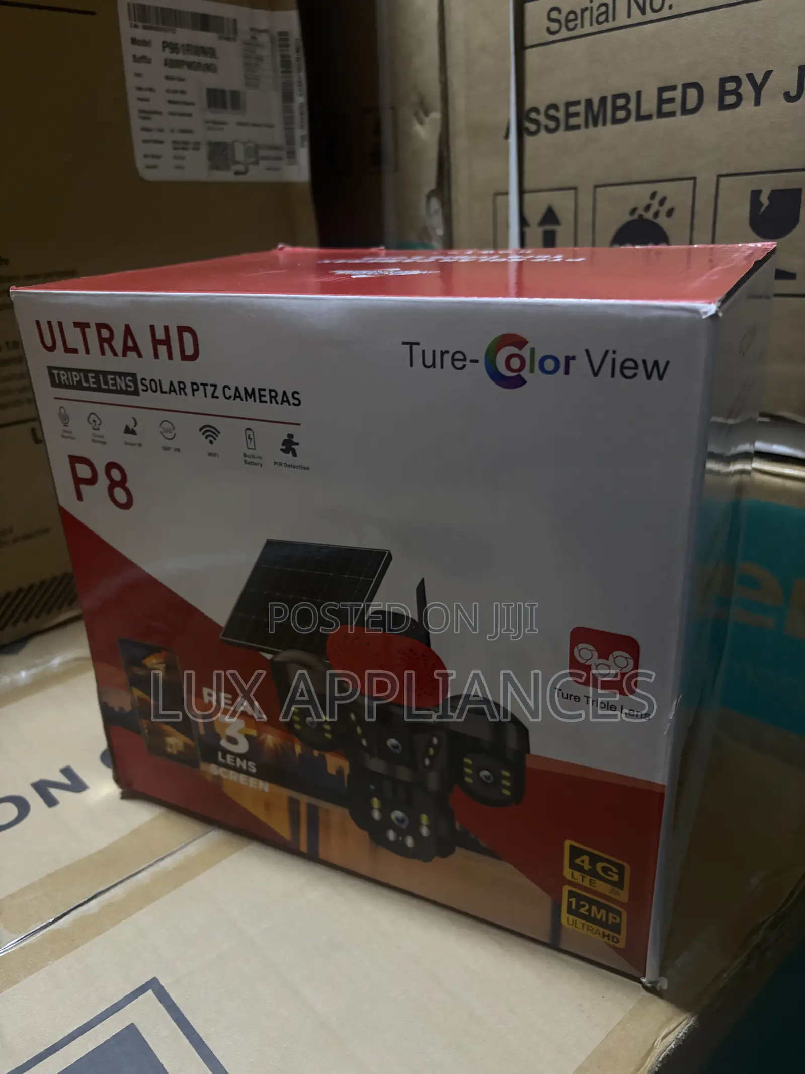 12mp P9 PTZ Solar Security Camera With 4g Lte
