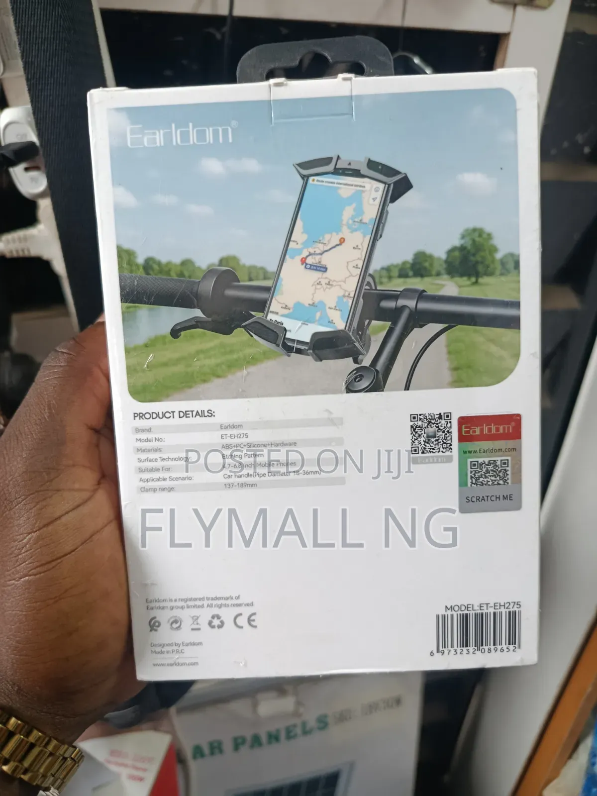 Earldom EH275 Bicycle and Motorcycle Phone Stand