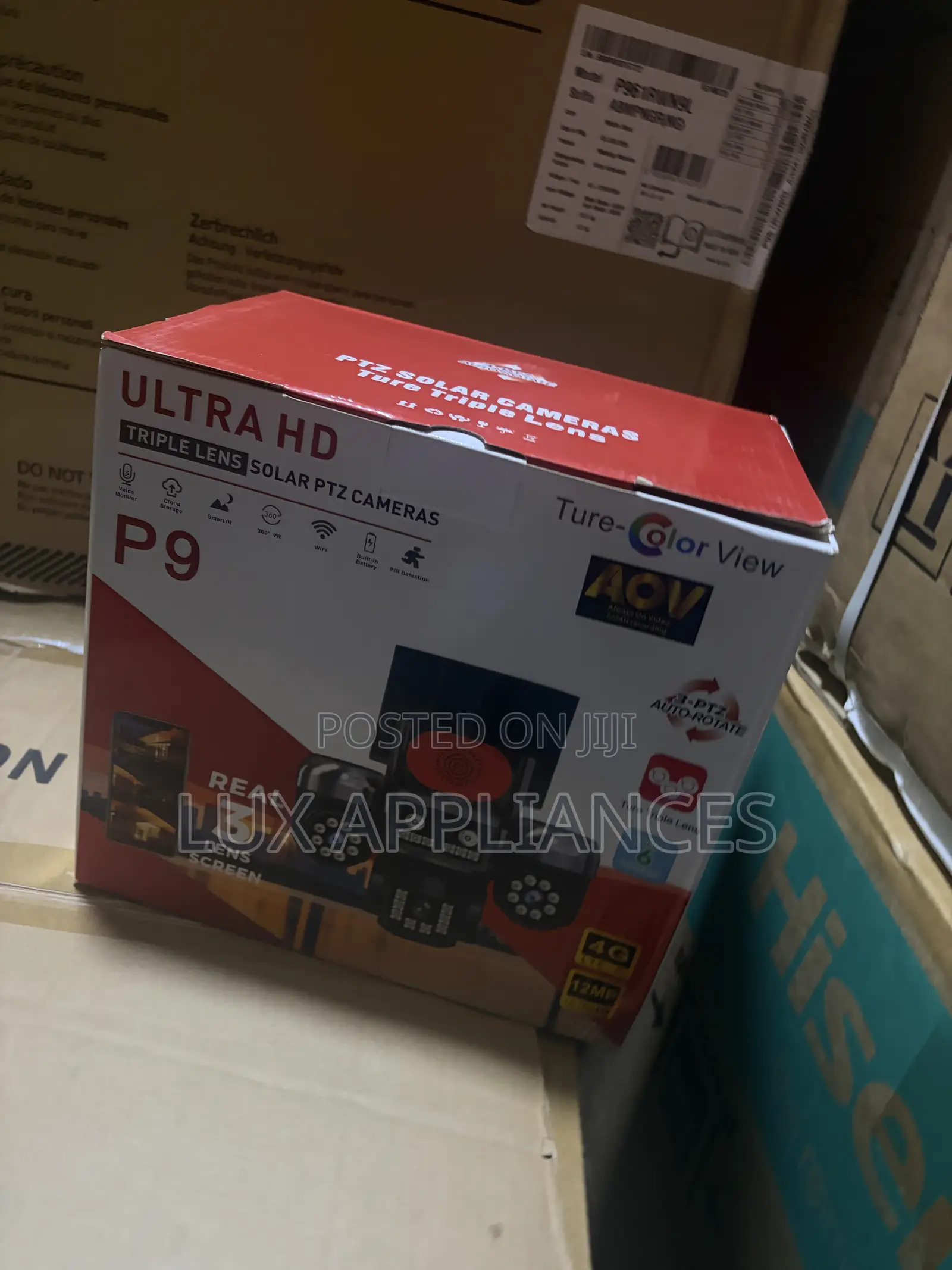 P9 12mp 4g Lte Solar-Powered PTZ Security Camera