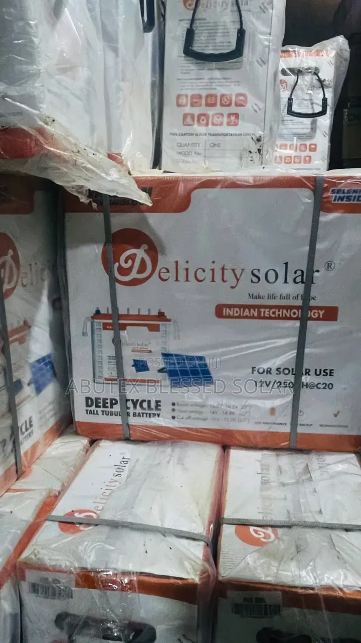 250ah 12v Tubular Battery Delicity Battery