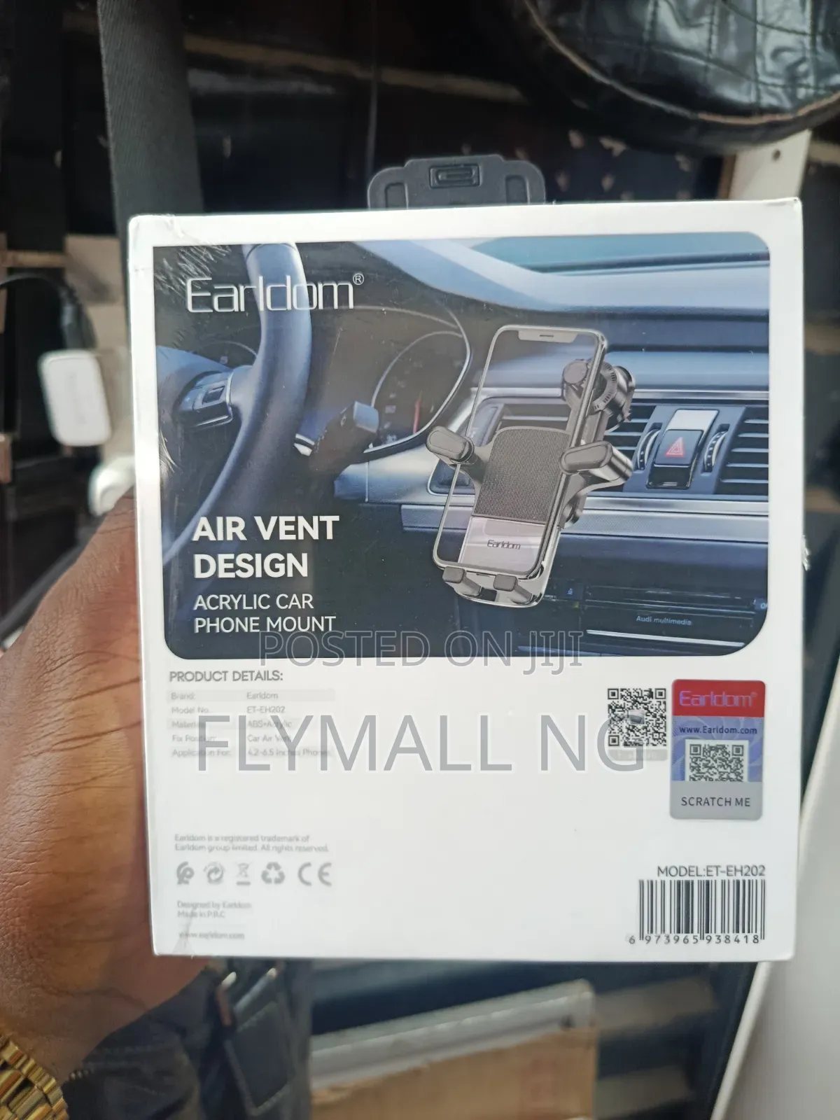 Earldom EH202 Air Vent Design Acrylic Car Phone Mount