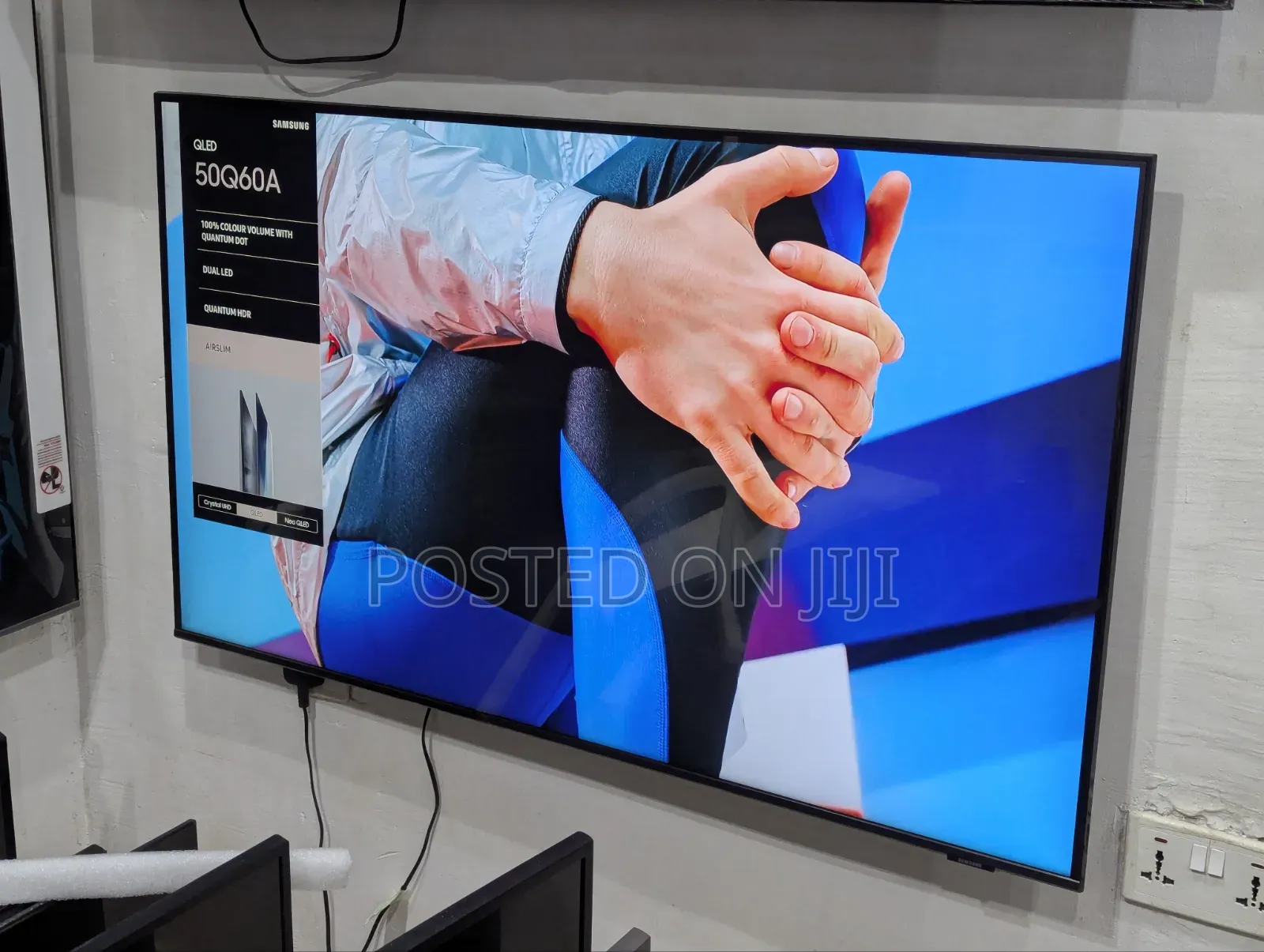 Samsung 50" Inches Qled Q60A Bezel-Less Screen Airslim2021 Smart TV
