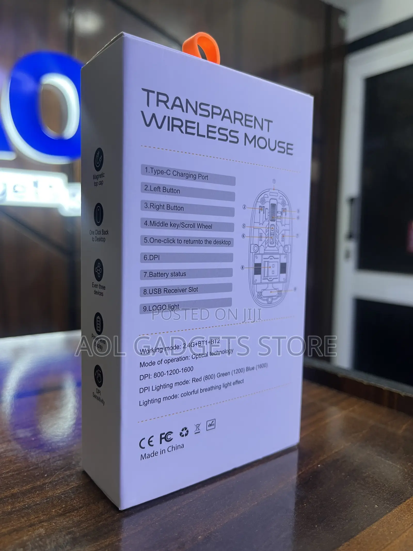Transparent Wireless Mouse