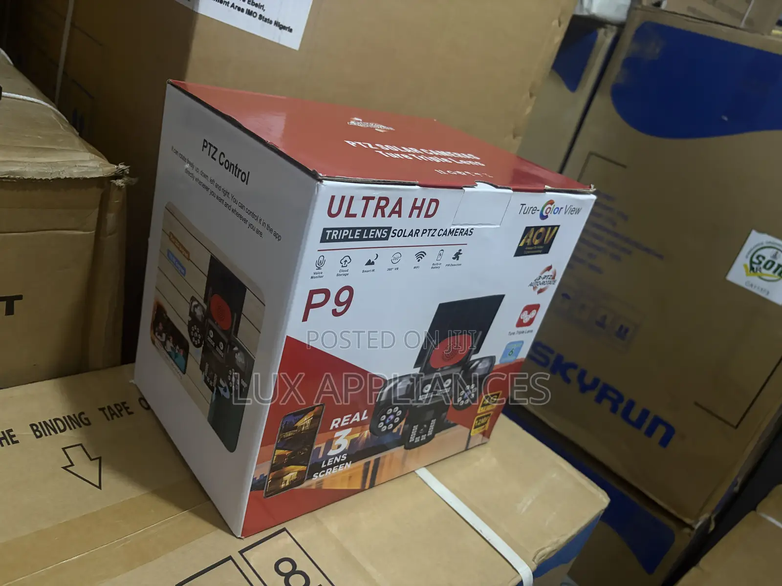 Solar-Powered P9 12mp PTZ 4g Lte Outdoor Camera
