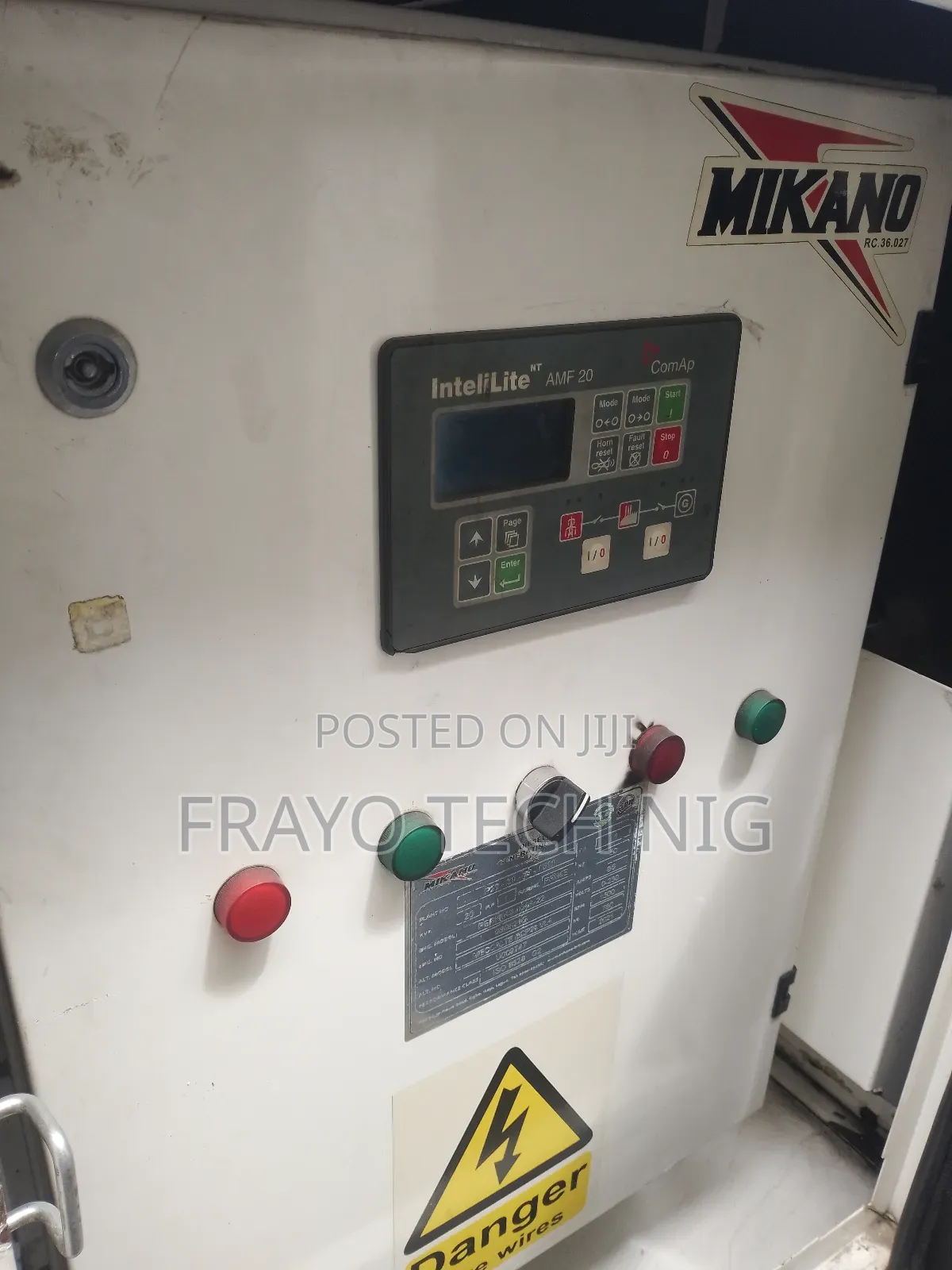 15kva Mikano Generator Super Silent First Body No Spanner