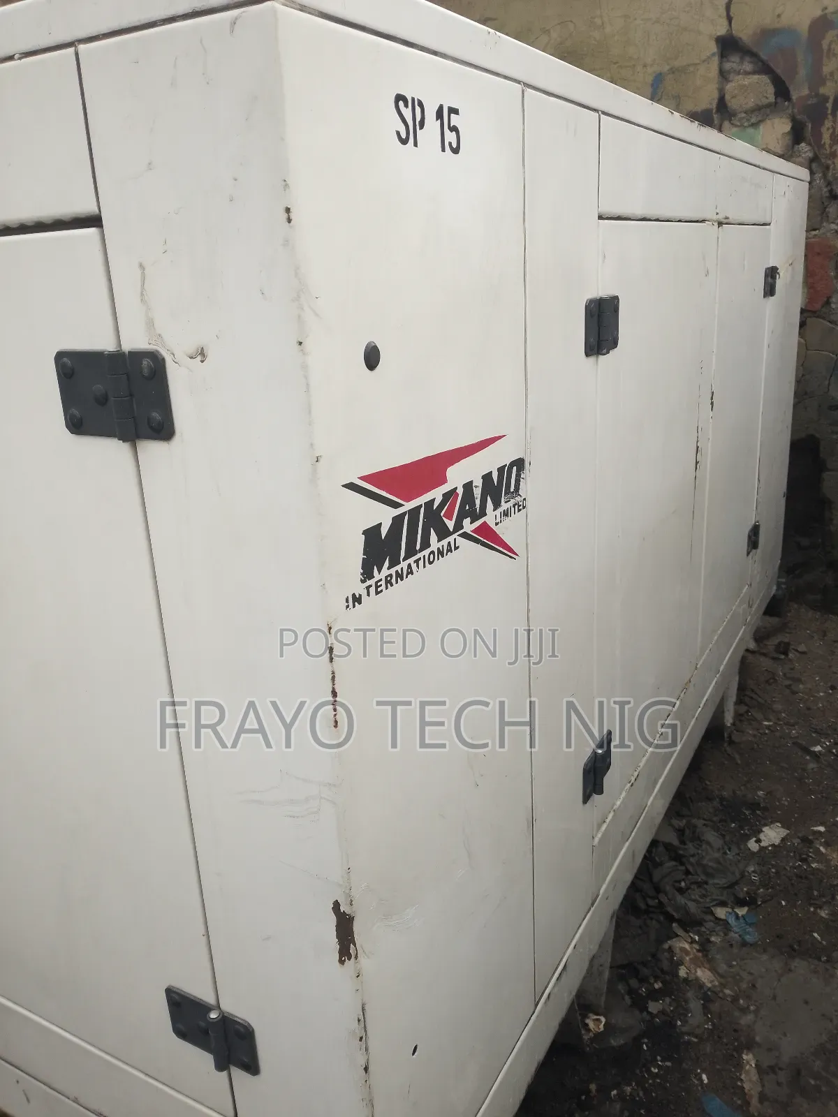 15kva Mikano Generator Super Silent First Body No Spanner