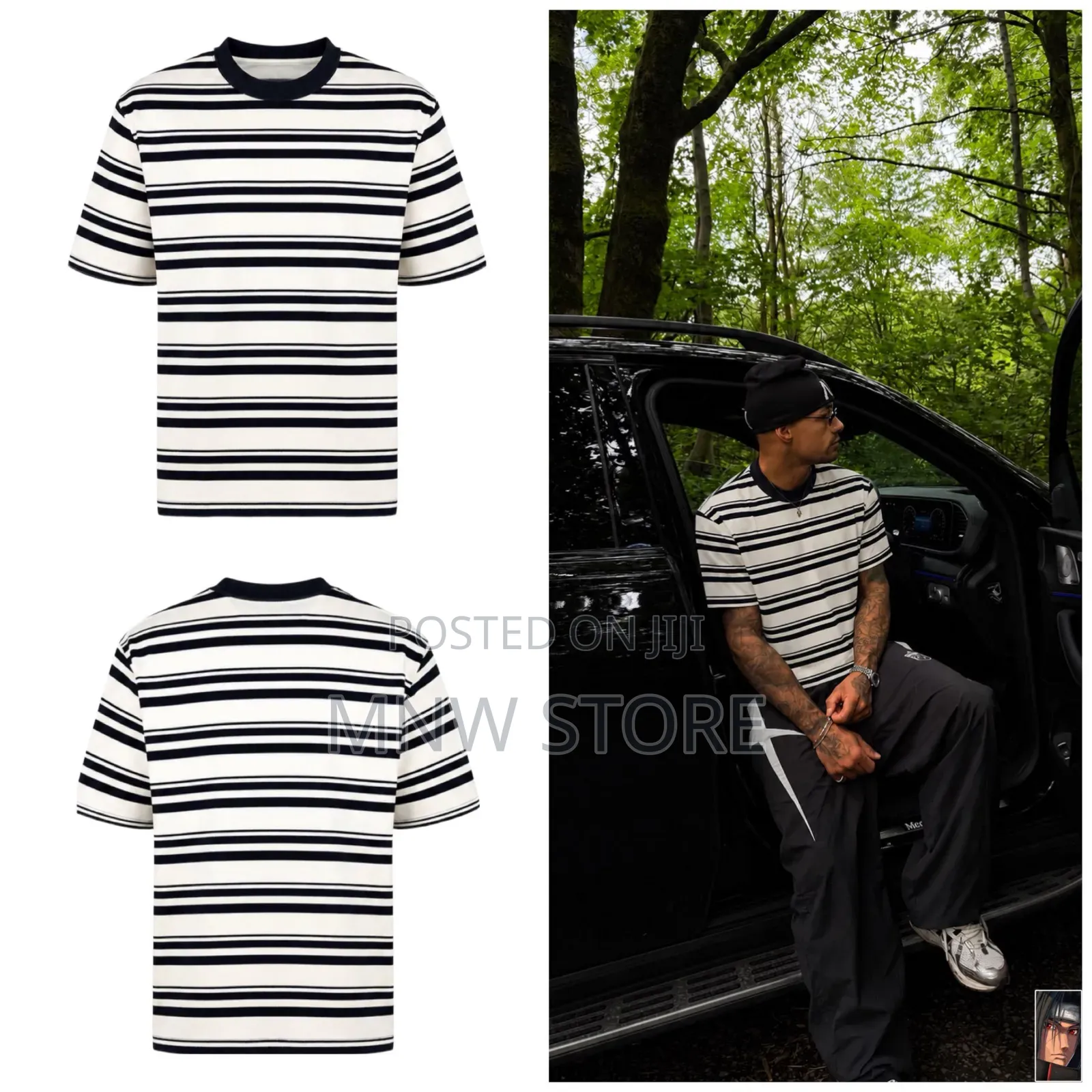 *Premium Quality Stripped Tshirts* Sizes : M, L, Xl, 2xl and 3xl