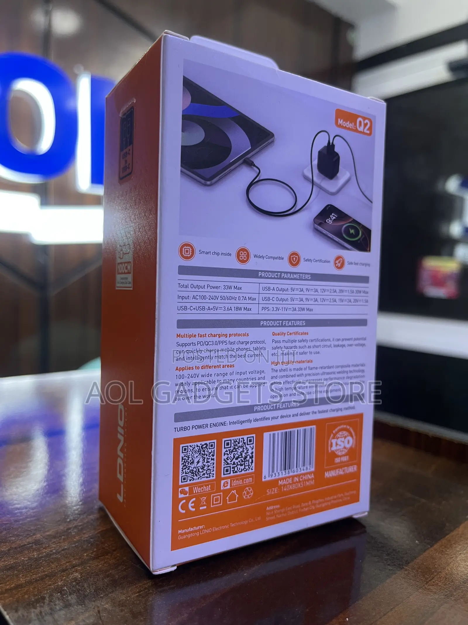 Ldnio 33w Q2 Fast Charger