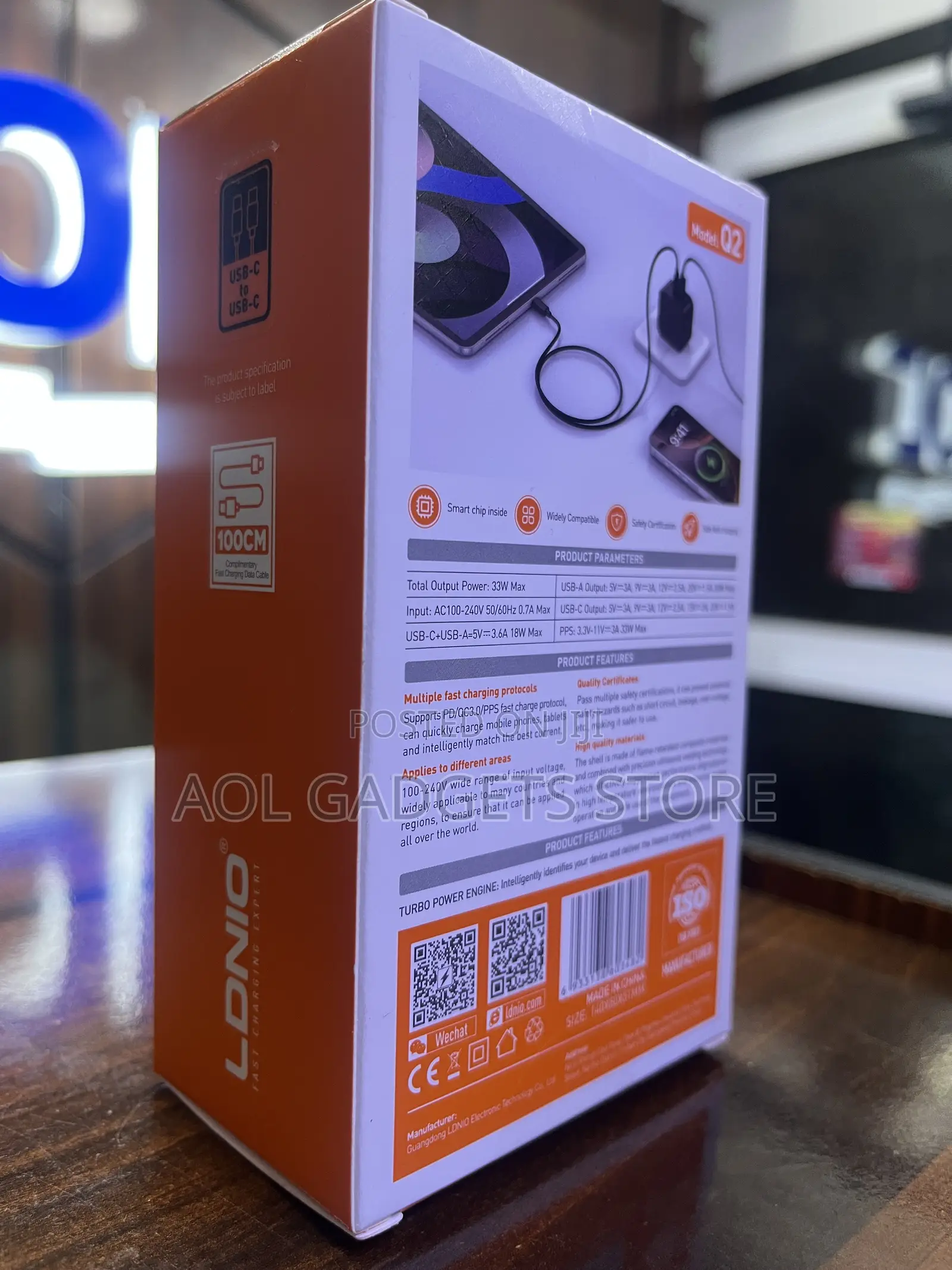Ldnio 33w Q2 Fast Charger