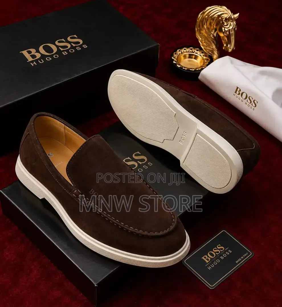 High Quality Hugo Boss Moccasin Loafer Shoes