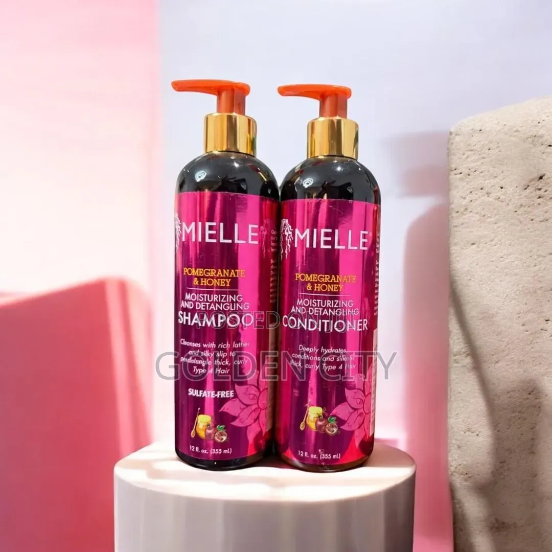 Mielle Pomegranate Honey Moisturizing Hair Care Set,.