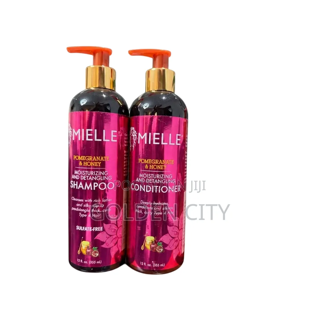 Mielle Pomegranate Honey Moisturizing Hair Care Set,.