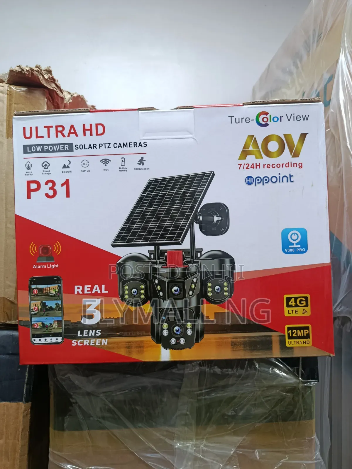 P31 Ultra HD Low Power Solar PTZ Camera